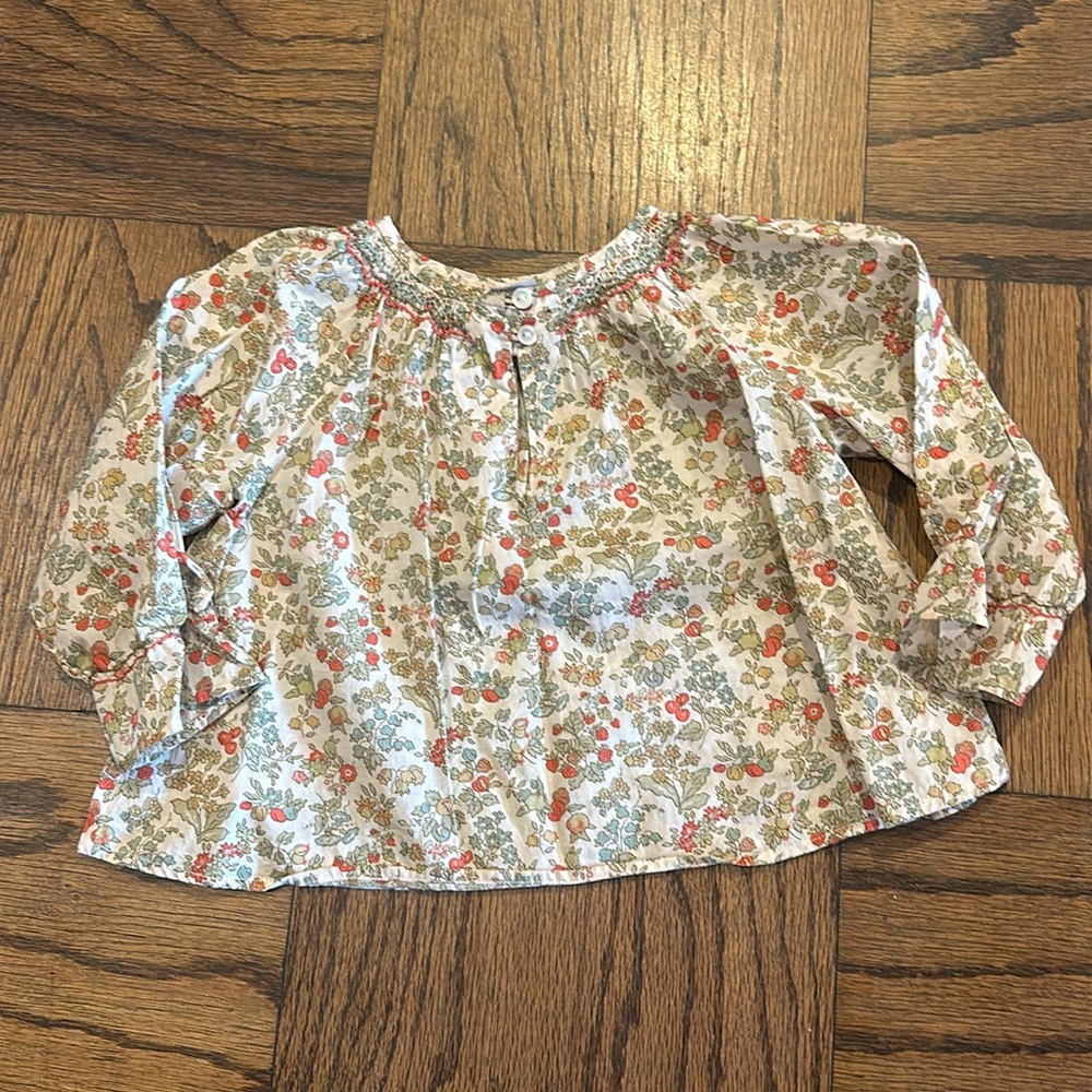 Bonpoint smock shirt. Size 18 months